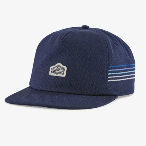 Patagonia Line Logo Ridge Stripe Funfarer Cap in Navy - Picture 1 of 4